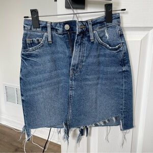 H&M denim mini skirt